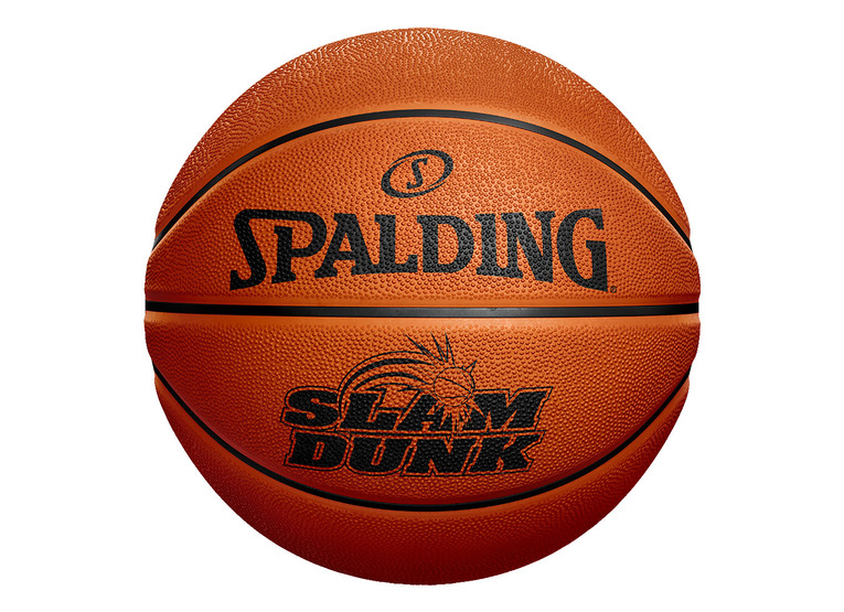 Spalding Slam Dunk rubber basketbal oranje