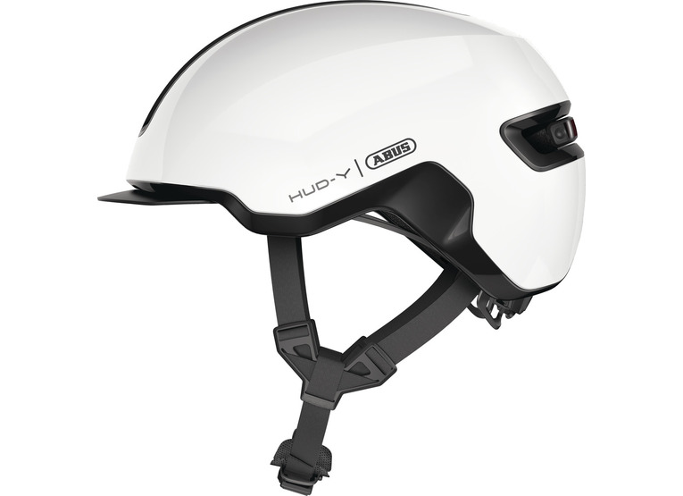 Abus HUD-Y S fietshelm shiny white unisex