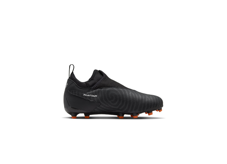 Nike Jr. Phantom GX Academy Dynamic Fit MG voetbalschoenen Zwart/Dark Smoke Grey/Total Orange/Summit White KIDS
