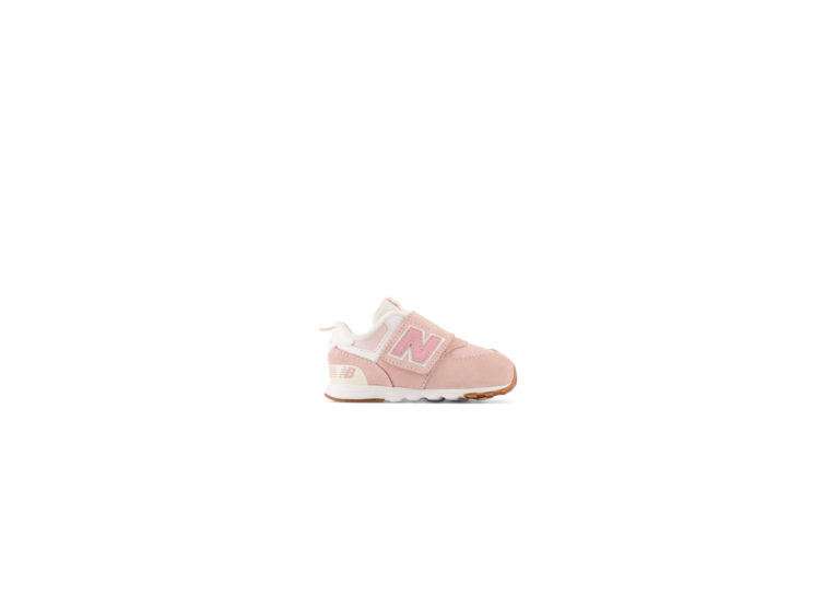 New Balance 574 NEW-B hook & loop sneaker crystal pink kleuter