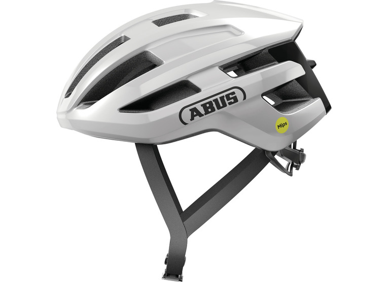 Abus PowerDome MIPS fietshelm shiny white - Maat L