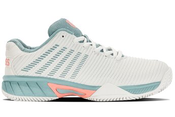K-Swiss Hypercourt Express 2 HB wit/nile blue KIDS