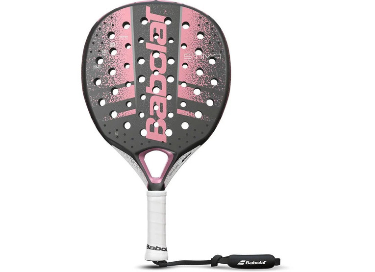 Babolat Stima Spirit padelracket grijs/roze dames Babolat Stima Spirit padelracket grijs/roze dames