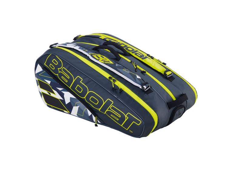 Babolat RH12 pure aero racketbag grijs/geel