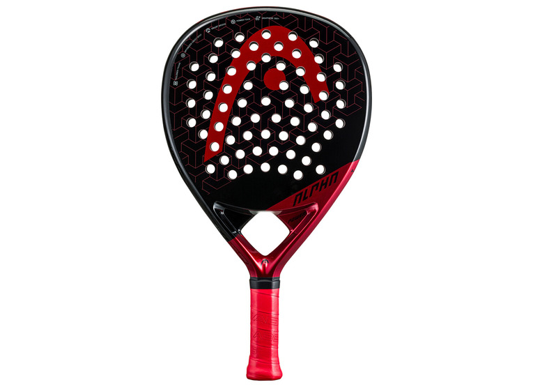 Head Graphene 360+ Alpha power padelracket zwart/rood