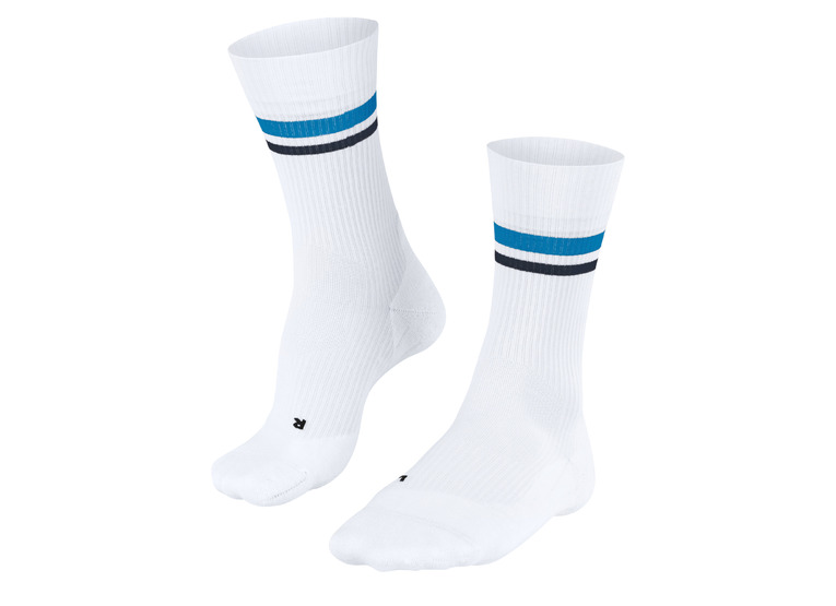 Falke TE4 classic tennissokken wit/blauw heren