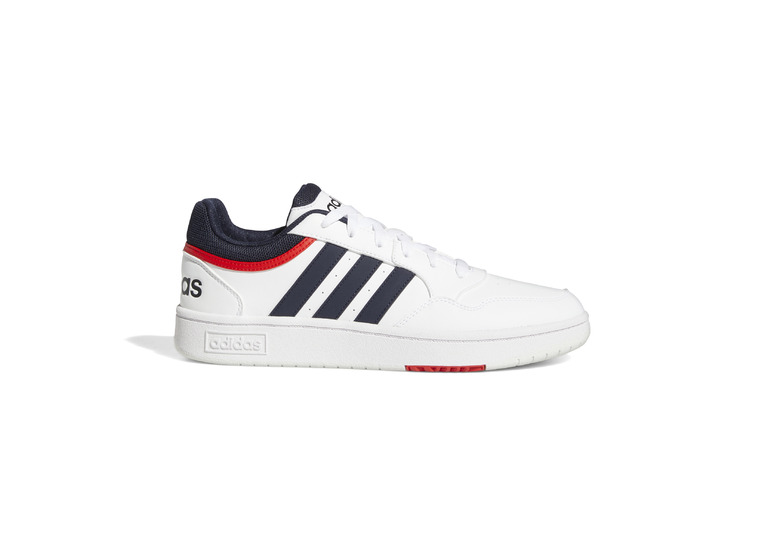 Adidas Hoops 3.0 low classic vintage sneakers wit/navy heren