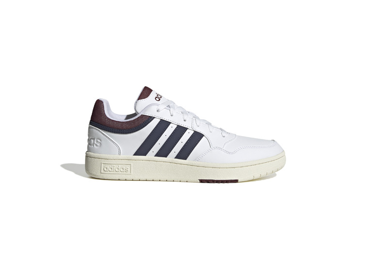 Adidas Hoops 3.0 lage sneaker wit/navy/rood heren