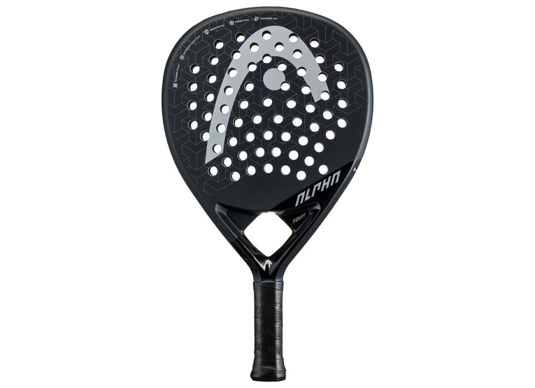 Head Alpha Tour Graphene+ padelracket zwart