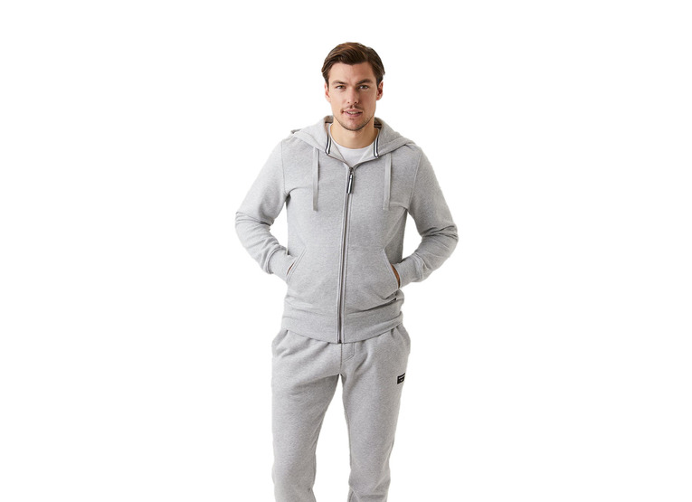Bj?rn Borg Centre Zip Hoodie grijs gem?leerd heren
