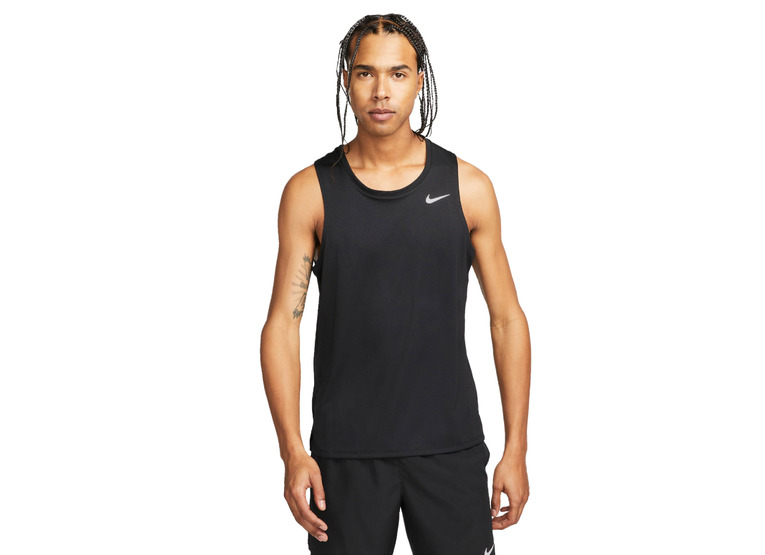 Nike Dri-FIT Miler tanktop zwart heren