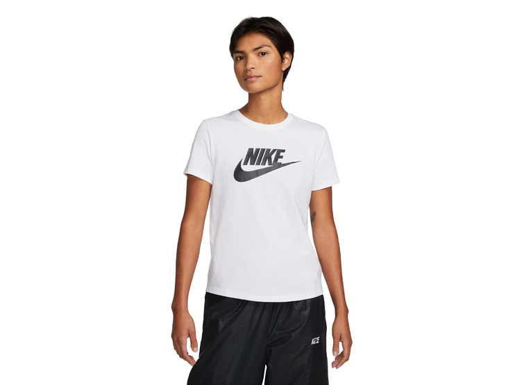 Nike Sportswear Essentials Trainings T-shirts Wit/Zwart dames