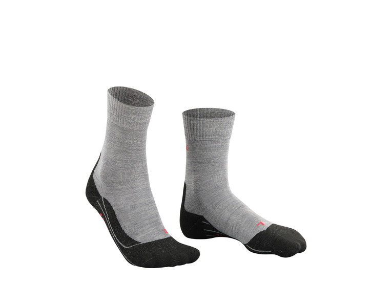 Falke TK5 trekking sokken lichtgrijs dames