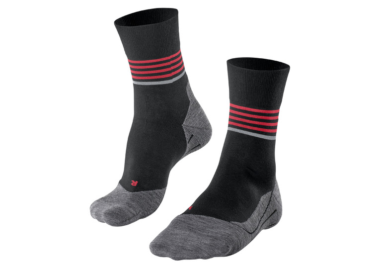 FALKE RU4 Endurance Reflect loopkousen zwart/rood heren