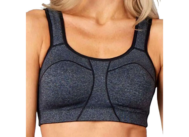 Pure Lime Padded Athletic sportbeha grijs dames