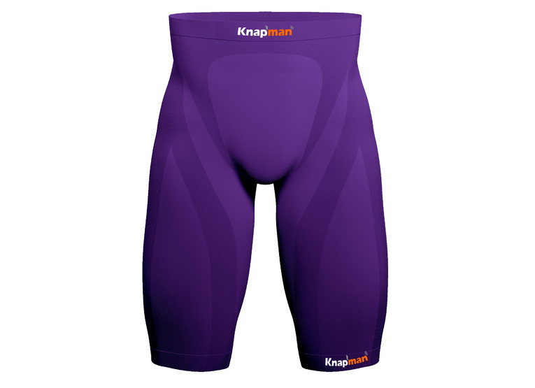 Knap'man zoned compressieshort USP 45% paars heren