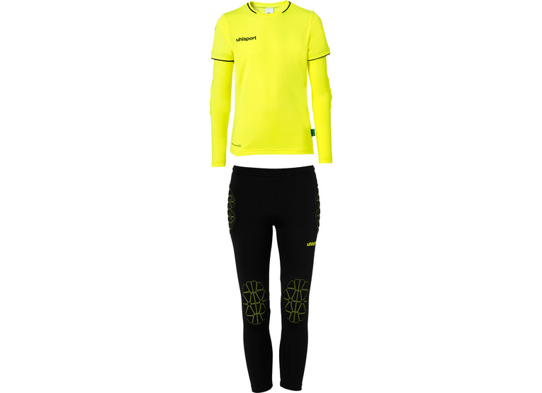 UhlSport Save Goalkeeper Set fluo geel/zwart KIDS