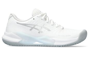 Asics GEL-CHALLENGER 14 CLAY tennisschoenen White/Pure Silver dames