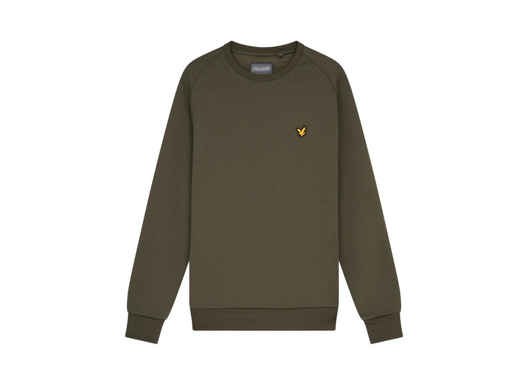 Lyle & Scott Sports Crew Neck Fly Fleece sweater Cactus Green heren