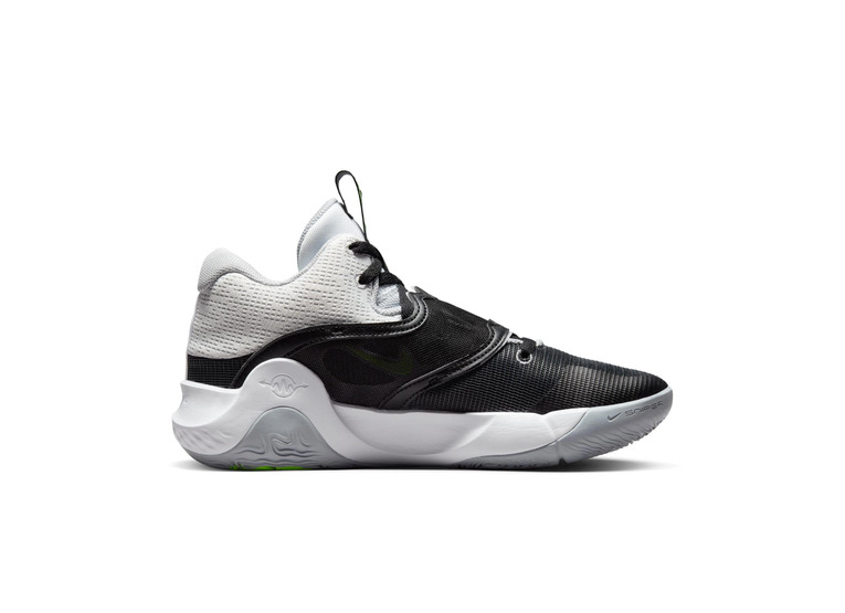 Nike KD Trey 5 X basketbalschoenen Wit/Zwart/Wolf Grey/Volt heren