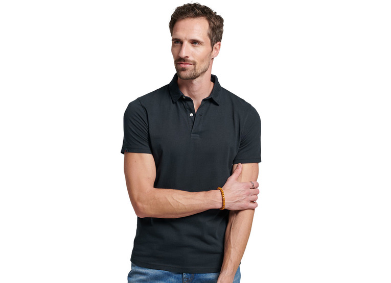 Superdry Jersey polo eclipse navy heren