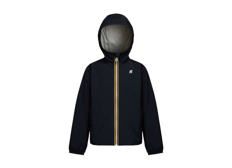 K-Way Jacques stretch nylon jersey zomerjas donker marineblauw KIDS
