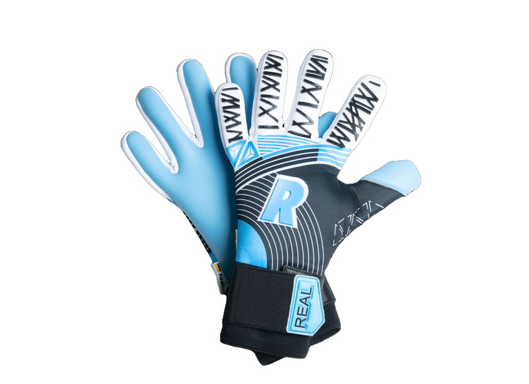 Real 450 pro aqua keepershandschoen blauw/zwart