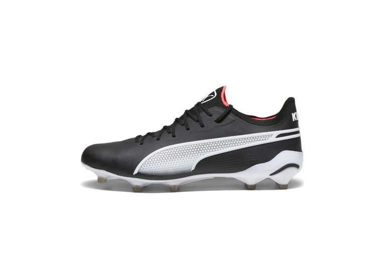 Puma King Ultimate FG/AG voetbalschoen zwart/wit