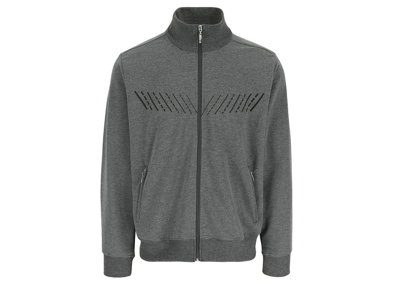Silvermedal premium luxe joggingvest grijs heren