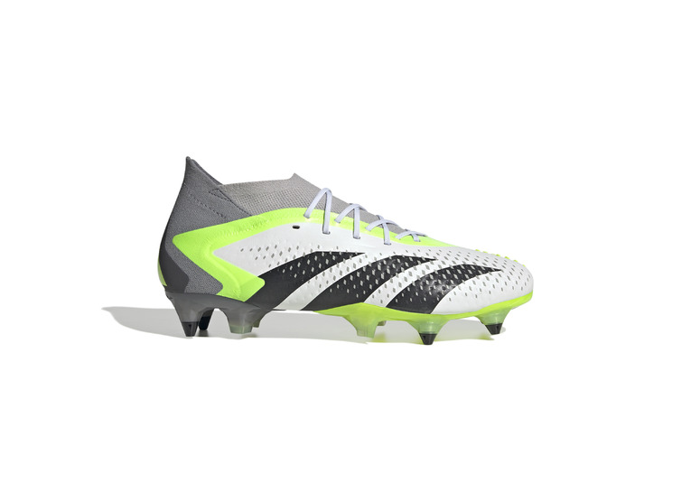 Adidas Predator Accuracy.1 SG voetbalschoen wit/zwart/lemon