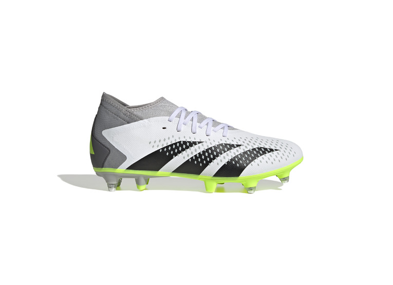 Adidas Predator Accuracy.3 SG voetbalschoen wit/zwart/lemon