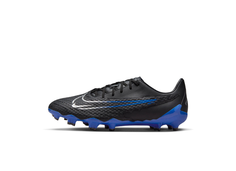 Nike Phantom GX Academy FG voetbalschoen zwart/royaalblauw