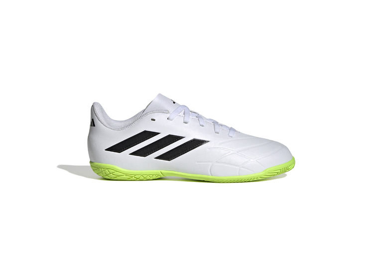 Adidas Copa Pure II.4 IN voetbalschoen wit/zwart/lemon KIDS