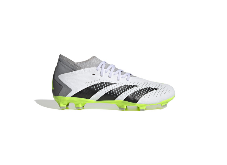 Adidas Predator Accuracy.3 FG voetbalschoen wit/zwart/lemon