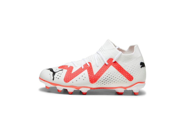 Puma Jr. Future Match FG/AG voetbalschoen wit/fire orchid KIDS