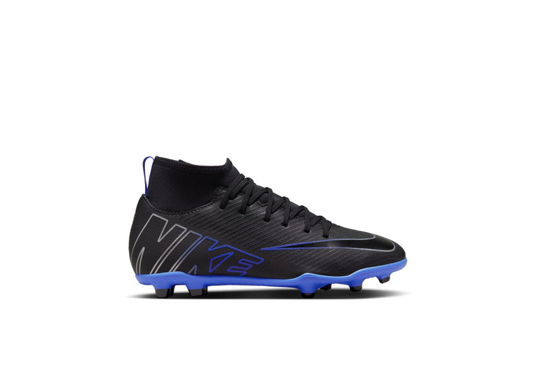 Nike Jr. Mercurial Superfly 9 Club voetbalschoen zwart/royaalblauw KIDS