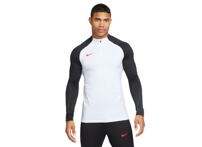 Nike Dri-FIT Strike sweatshirt Wit/Zwart/Bright Crimson heren