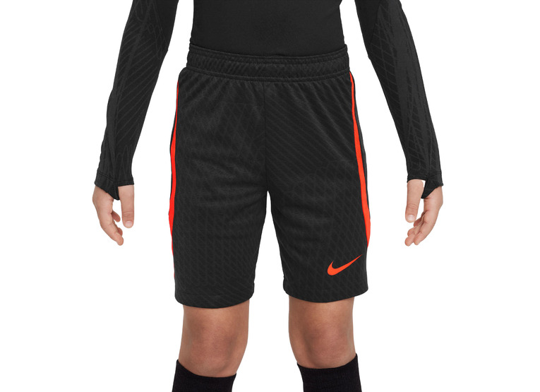 Nike Dri-FIT Strike voetbalshorts Zwart/Bright Crimson KIDS