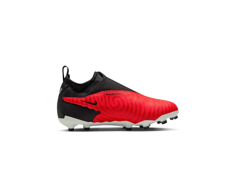 Nike Jr. Phantom GX Academy voetbalschoenen Bright Crimson/Wit/University Red/Zwart KIDS