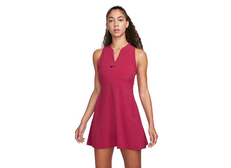 Nike Dri-FIT Advantage tennis kleedje Noble Red/Zwart dames