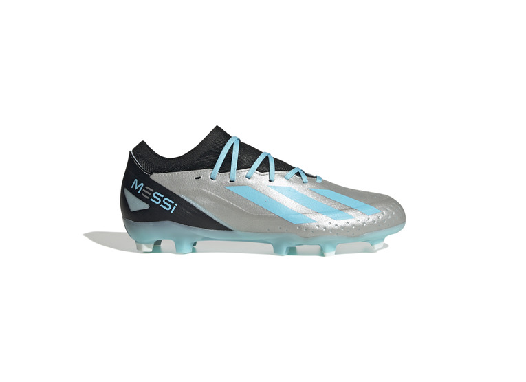 Adidas X Crazyfast Messi.3 FG voetbalschoen silver metallic/bliss blue/zwart