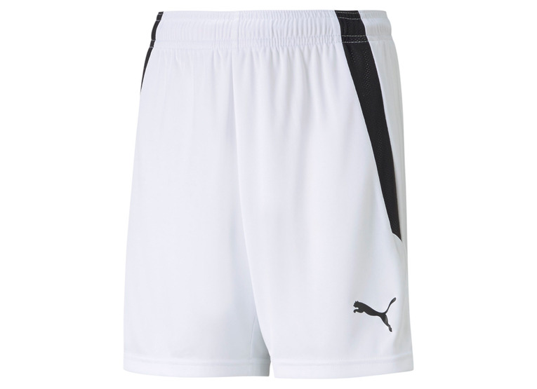 Puma Jr. teamLIGA voetbalshort wit/zwart KIDS
