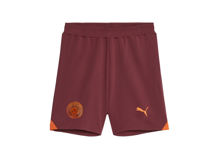 Puma Manchester City voetbalshort aubergine KIDS
