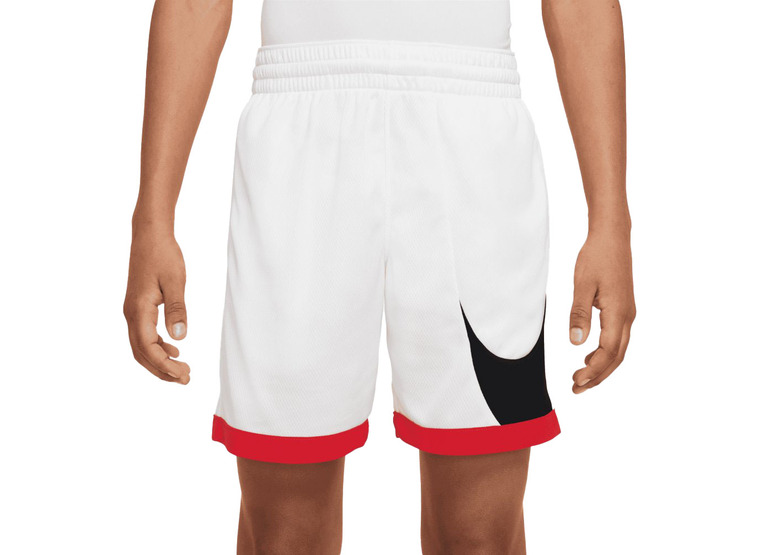 Nike Dri-FIT basketbalshort wit/rood/zwart KIDS