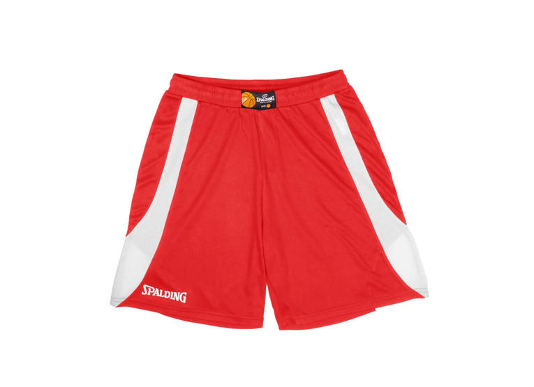 Spalding Jam basketbalshort rood/wit KIDS