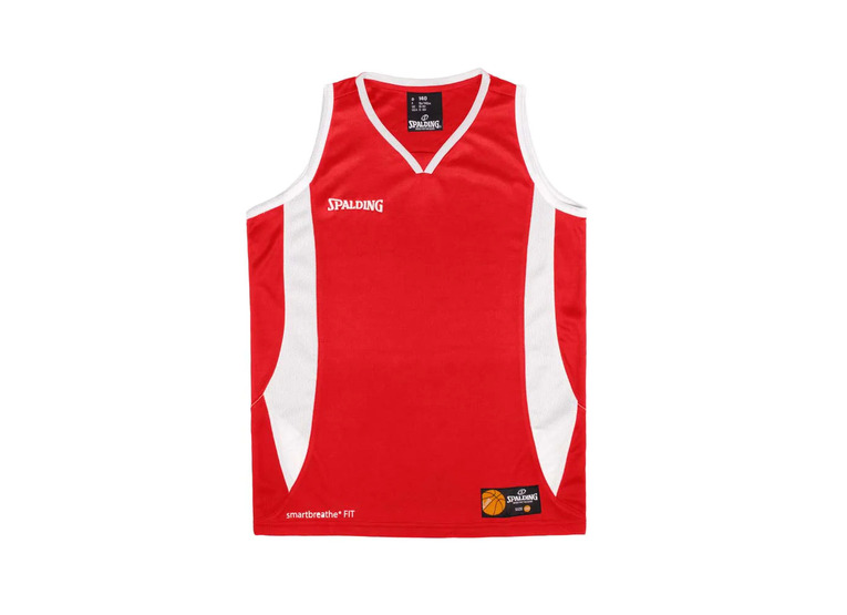 Spalding Jam tanktop rood/wit KIDS