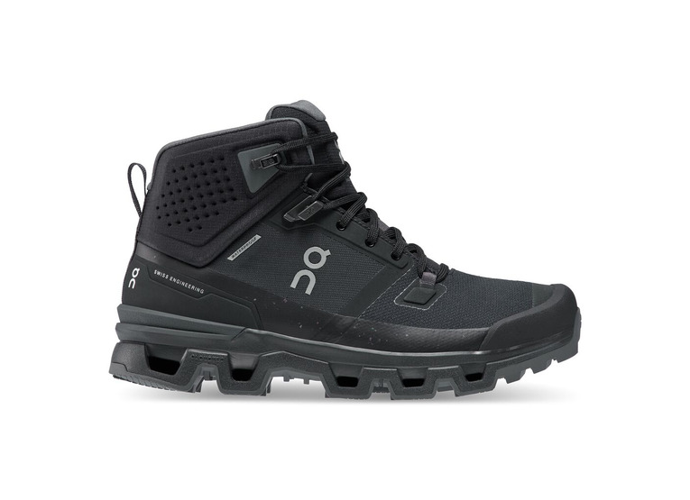 On Cloudrock waterproof wandelschoen zwart dames