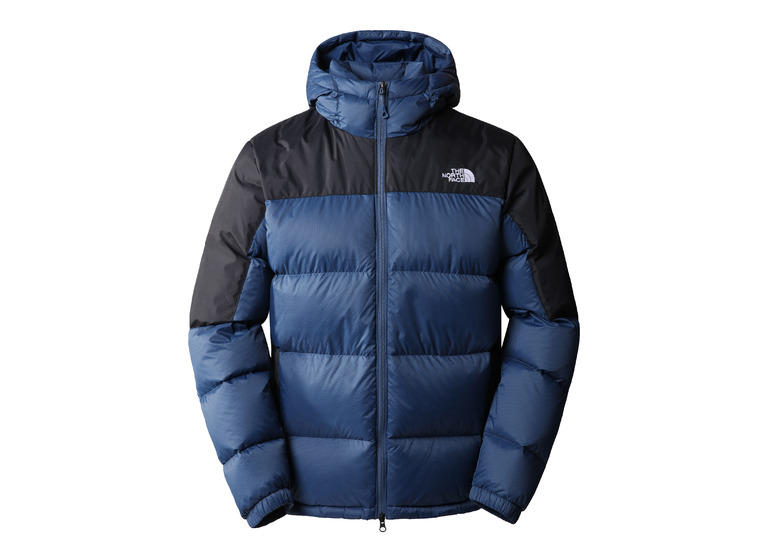 The North Face Diablo donsjas met kap shady blauw/zwart heren