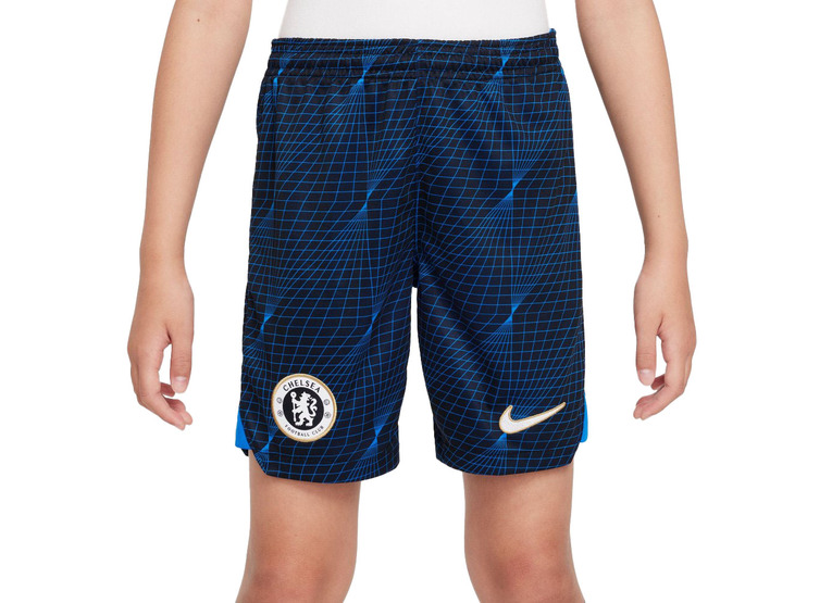 Nike Chelsea FC 23/24 stadium uitshort soar blauw KIDS