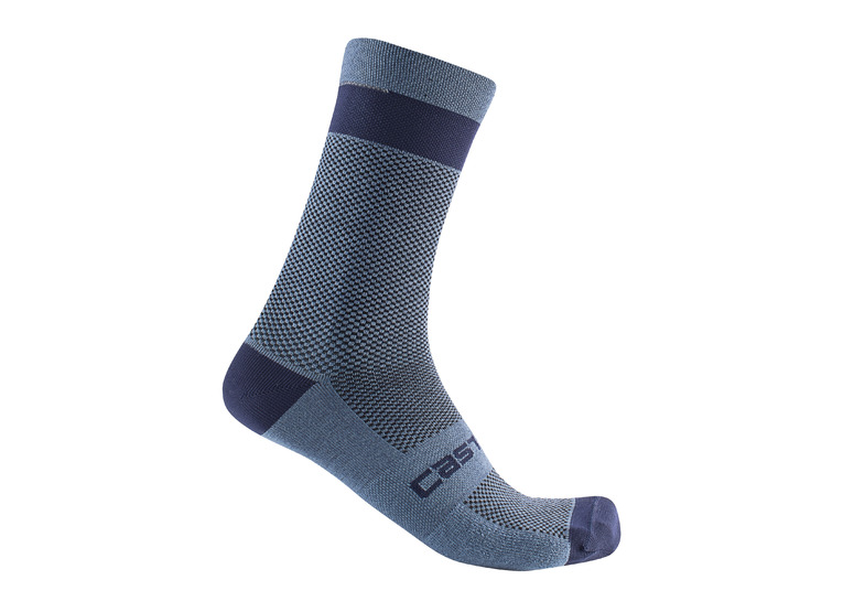 Castelli Alpha 18 winter fietssokken steel blue unisex